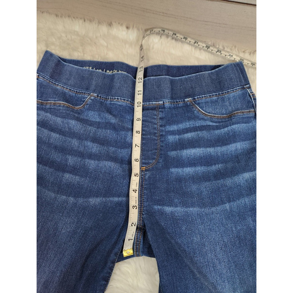 Talbots Flawless Womens High Rise‎ Med Wash Denim Pull On Jeggings Jeans Size 12 - Picture 6 of 7